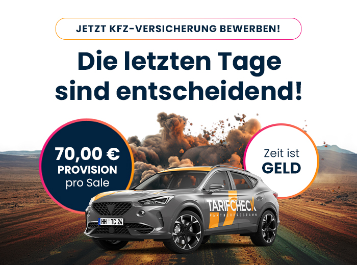 NUR NOCH 3 TAGE! Jetzt noch viele Kfz-Sales generieren!